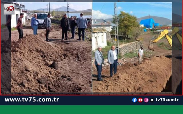Hanak’ta Doğalgaz Altyapı Çalışmaları Sürüyor