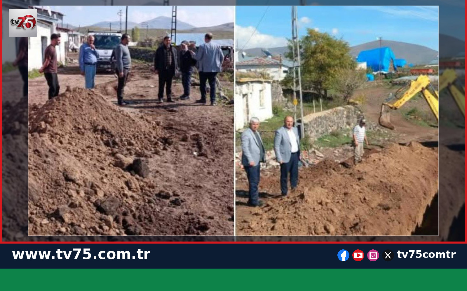Hanak’ta Doğalgaz Altyapı Çalışmaları Sürüyor