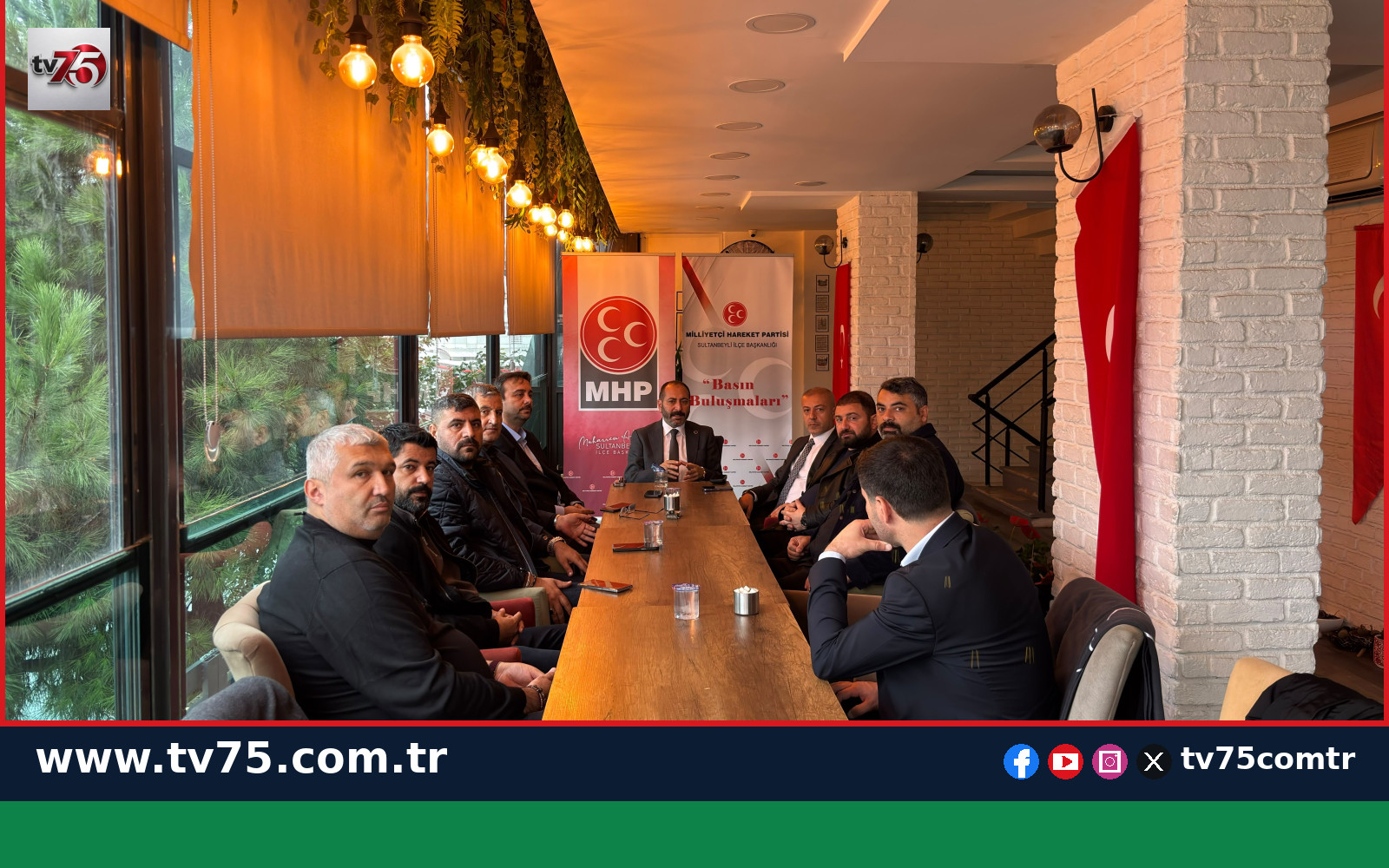MHP Sultanbeyli İlçe Başkanı Muharrem Akyüz Yerel Basınla Buluştu: “Sahada Güçlü Bir Teveccüh Görüyoruz”